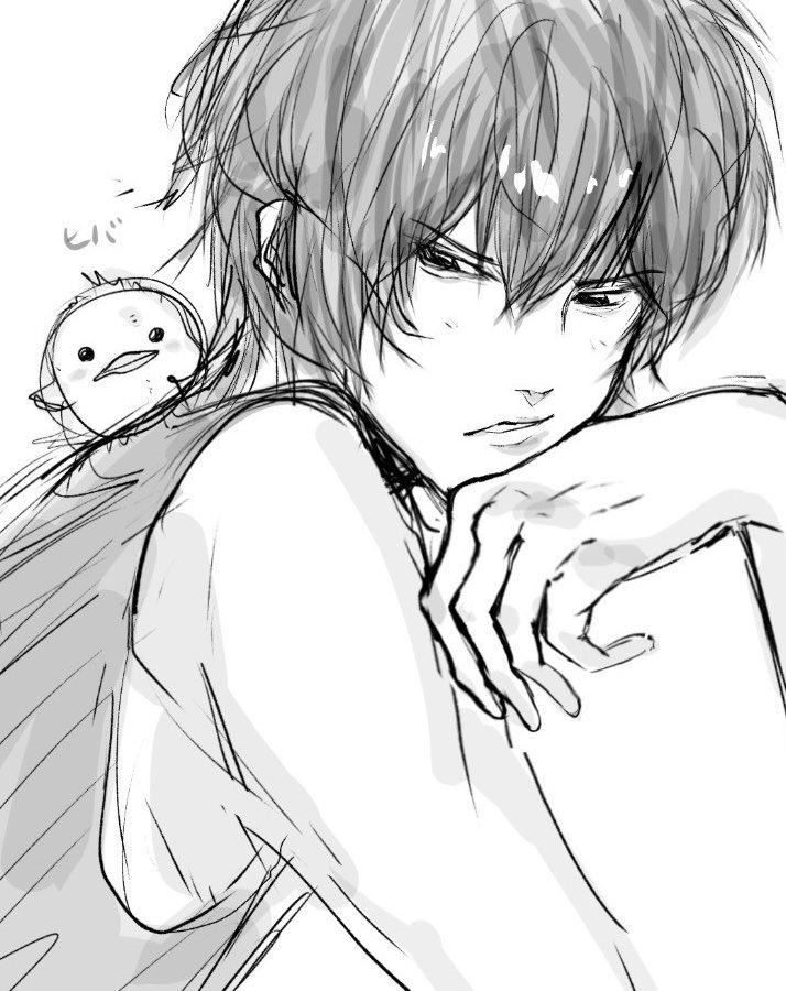 Ma2714559030833's tweet photo. こんな雲雀さんが流れてきてどっかいった
タンクトップ？なんかのグッズかな https://t.co/UGG0bZqL3C