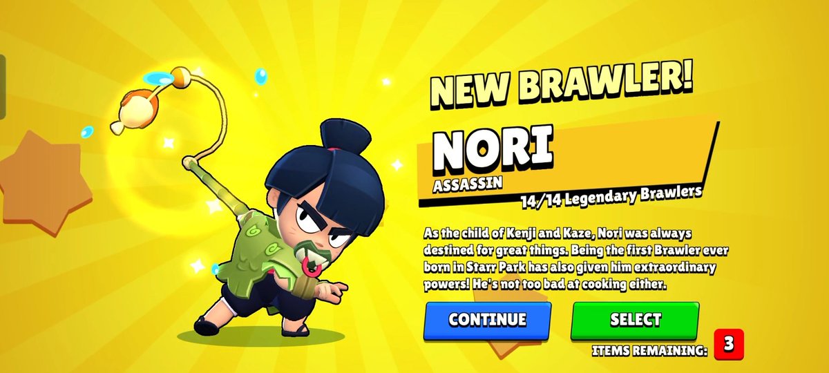 apihBrawlStars's tweet photo. Finally😭
Free Legendary Brawler
#BrawlStars #Noribox #Nanonoodle https://t.co/Qo3e4VJQaw