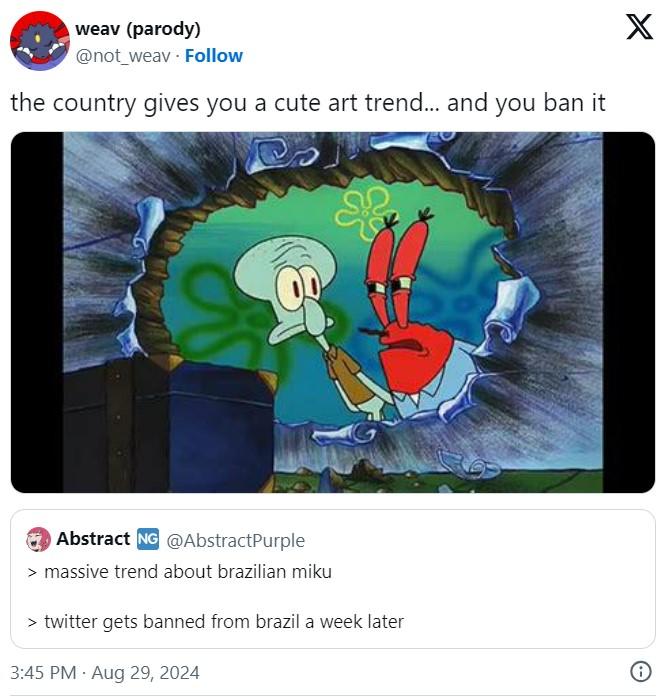 PiadasBRBR's tweet photo. Nem a Miku escapou do jeitinho brasileiro. 🇧🇷😂

#Miku #Brasil #Memes #Anime https://t.co/SaKNwQPgWM