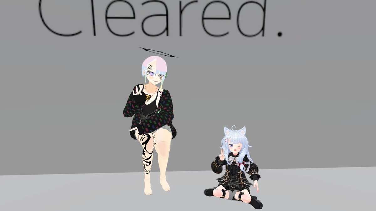 tarsan_vrc's tweet photo. #居酒屋なぞとき
#VRC_Empty
いってきました。
1. クリアした先にはりんすけさんがいました。2位じゃダメなんでしょうか?
2. 離脱した方もいましたがとりあえずクリア写真。余力がある方は2へ。
#VRC_Empty2
もう一歩から詰まってましたがクリア。
聖闘士に同じ技は2度も通じぬ 今やこれは常識!! https://t.co/Suh2SWEUSJ