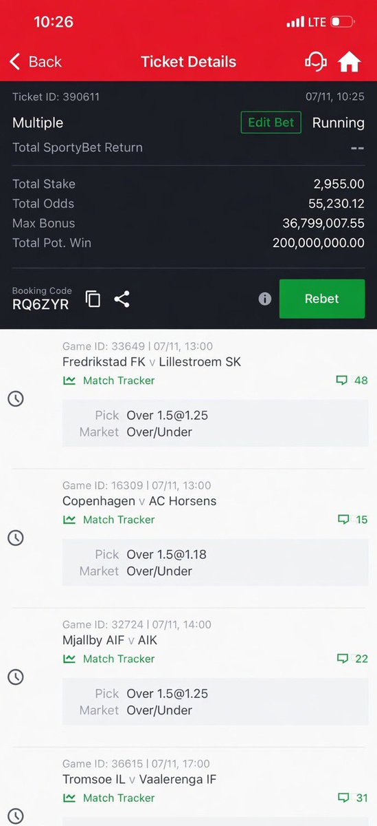 BlaqYonda7's tweet photo. 2026 Blessing ⚽️ 🪽(Over 1.5)

55k odds (Today only)

2955 wins 200 million 

Retweet and drop id 

Flex 💪🏼 edit ✍️ ignore 😏 https://t.co/AD0vSIS0GZ
