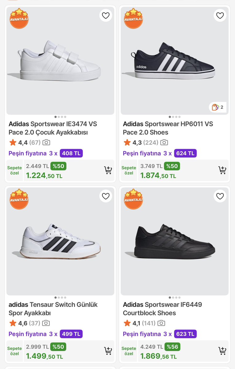 fikretkarakaya's tweet photo. Adidas’ta net %50 indirim sizleri bekliyor 🥳

Sakın Kaçırmayın: https://t.co/zcgmegRnk5 👈🏽 

#Reklam #Adidas #Hepsiburada https://t.co/OBj0fzScV5