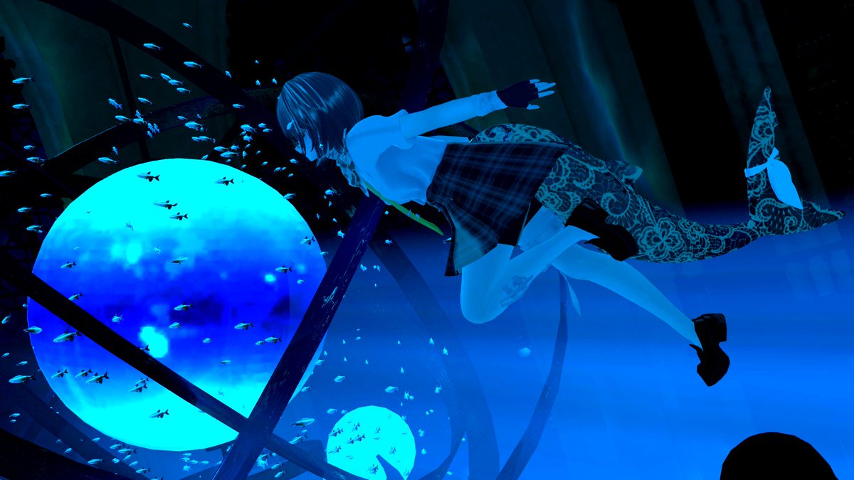 Ma29_VRC's tweet photo. こんな暑い日は図書館で涼もう！(ただし涼み方はサメっ子種族の常識に拠る)

World:     Underwater Library
Author:   Nemuchiko

#VRChat #Kipcha #rurune3D https://t.co/fRMjchUusr