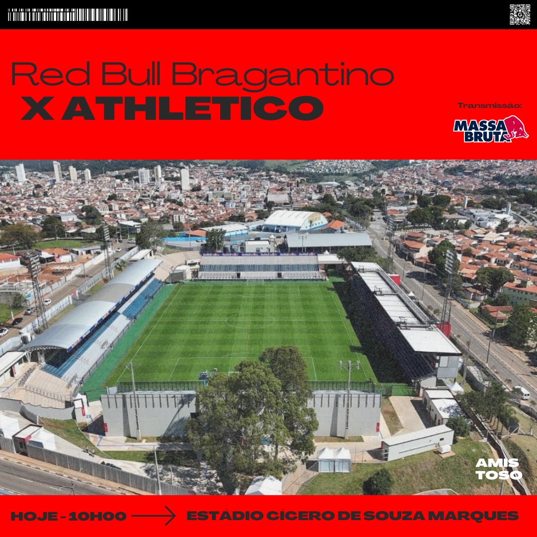eiguioliveira's tweet photo. HOJE É DIA DE FURACÃO! 🌪️🌪️🌪️
Red Bull Bragantino 🆚 ATHLETICO
🏆 Amistoso (Intertemporada)
⏰ Hoje, às 10h (horário de Brasília)
🏟️ Estádio Cícero de Souza Marques | Bragança Paulista (SP)
📺 Massa Bruta TV / YouTube
🎙️ Rede Furacão
#Athletico #Amistoso https://t.co/kL5woxN3Jl