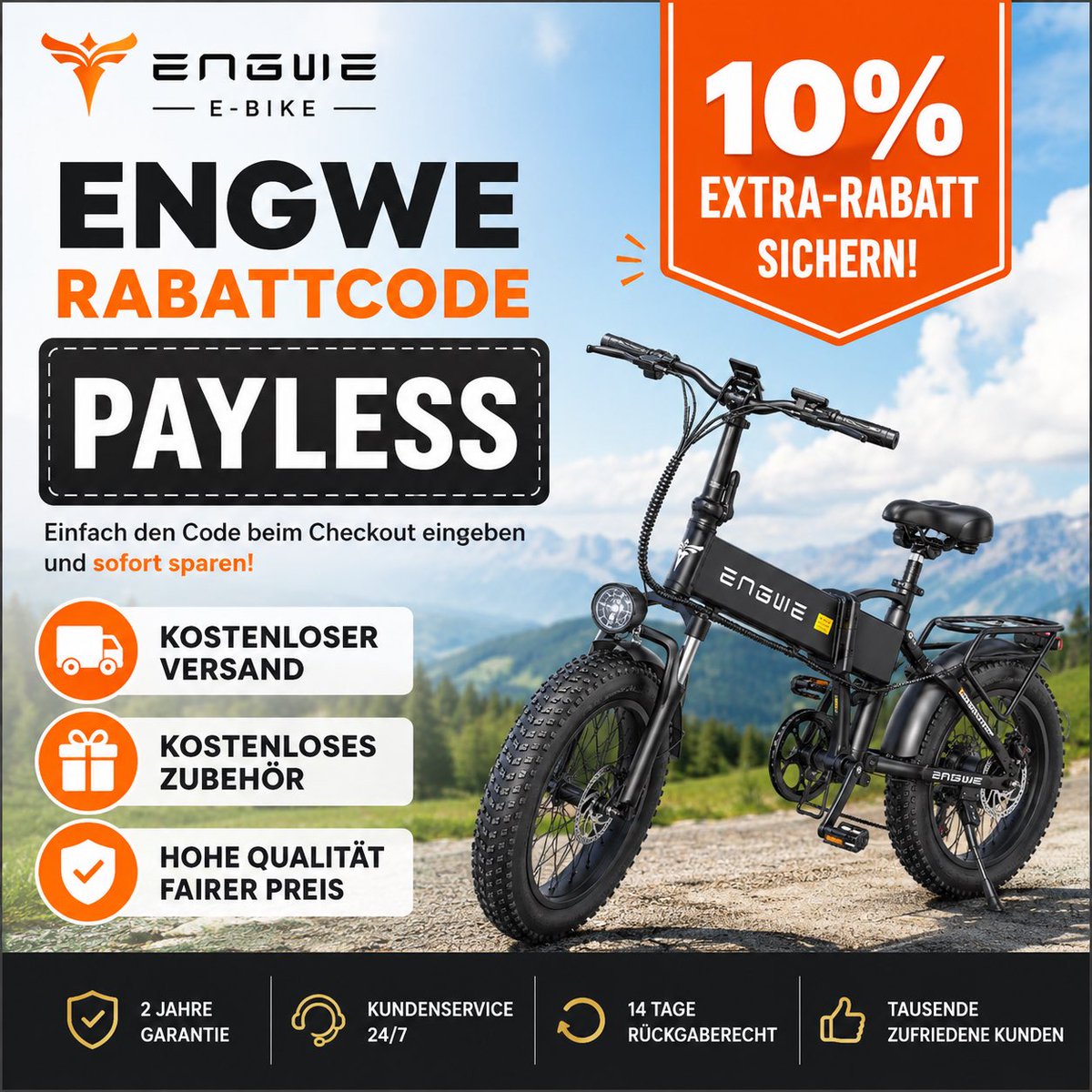 Farming_Crypto_'s tweet photo. Engwe Rabattcode: “PAYLESS” - 10% Rabatt

https://t.co/b4GAuUpEAb https://t.co/9bJOyDr9Dj