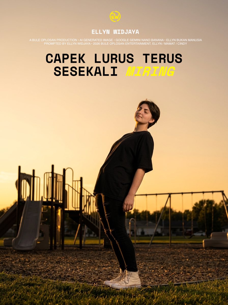 ellynwidjaya's tweet photo. Ada hari buat lari. 
  Ada hari buat berhenti.
     Hari ini? Miring dulu. https://t.co/n0KFUbGxsc