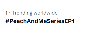 phuwinengstrm's tweet photo. 🍑🍑🍑 NO.1 WORLDWIDE TREND  🍑🍑🍑
🍑🍑🍑 NO.1 WORLDWIDE TREND  🍑🍑🍑
🍑🍑🍑 NO.1 WORLDWIDE TREND  🍑🍑🍑

#PeachAndMeSeriesEP1  

@MeAndTheeGMMTV https://t.co/KZ1LVCbEKs