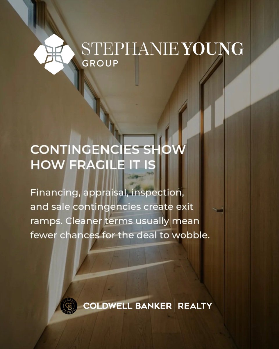the_stephyoung's tweet photo. What if the highest offer is the one most likely to unravel?
When offers come in, price is only one part of the story. Contingencies, appraisal risk, lender strength, rentback terms, &amp; timing can change which offer is actually best for you. If you're getting ready to sell , DM us https://t.co/jvDIm7aztw