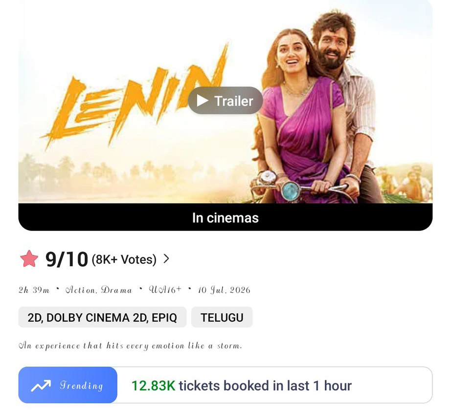 T2BLive's tweet photo. SUPER SOLID Openings on Day 2 For #Lenin 💥💥💥 https://t.co/7TSR6NnSR5