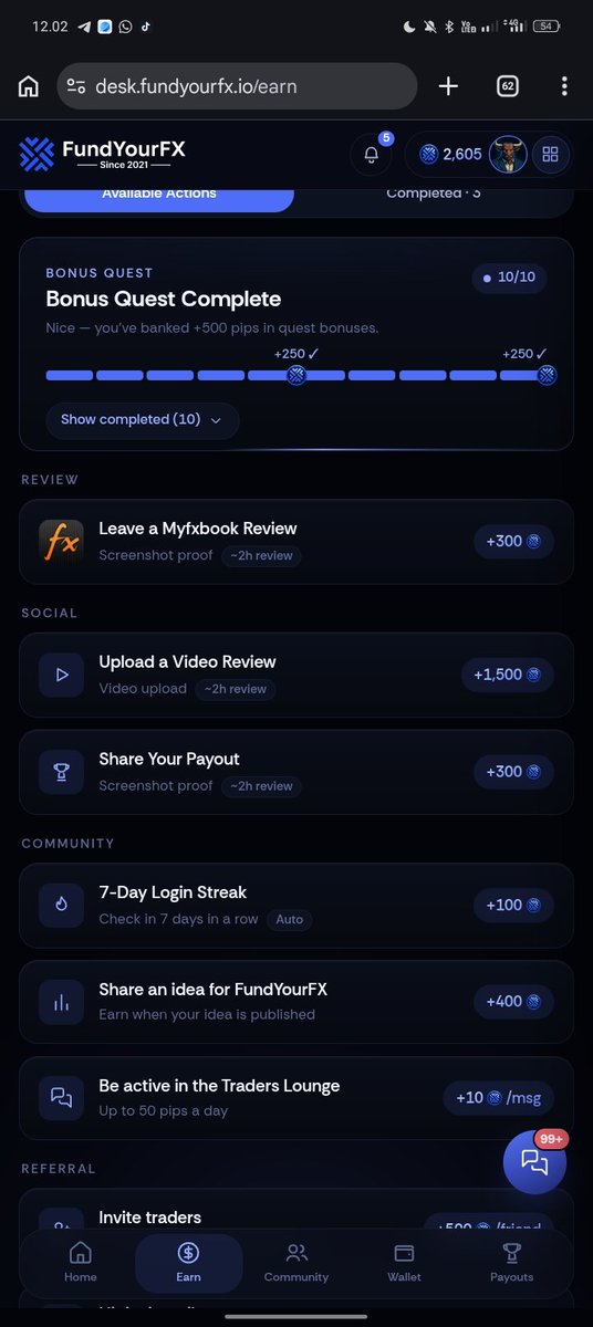 44anofx's tweet photo. Free funded
Join me on The Desk, FundYourFX's rewards hub. Earn pips for reviews, referrals and predictions, and you start with a 500 pip bonus. My link: https://t.co/SsrZy7CI1J https://t.co/8xYUEZIdmP