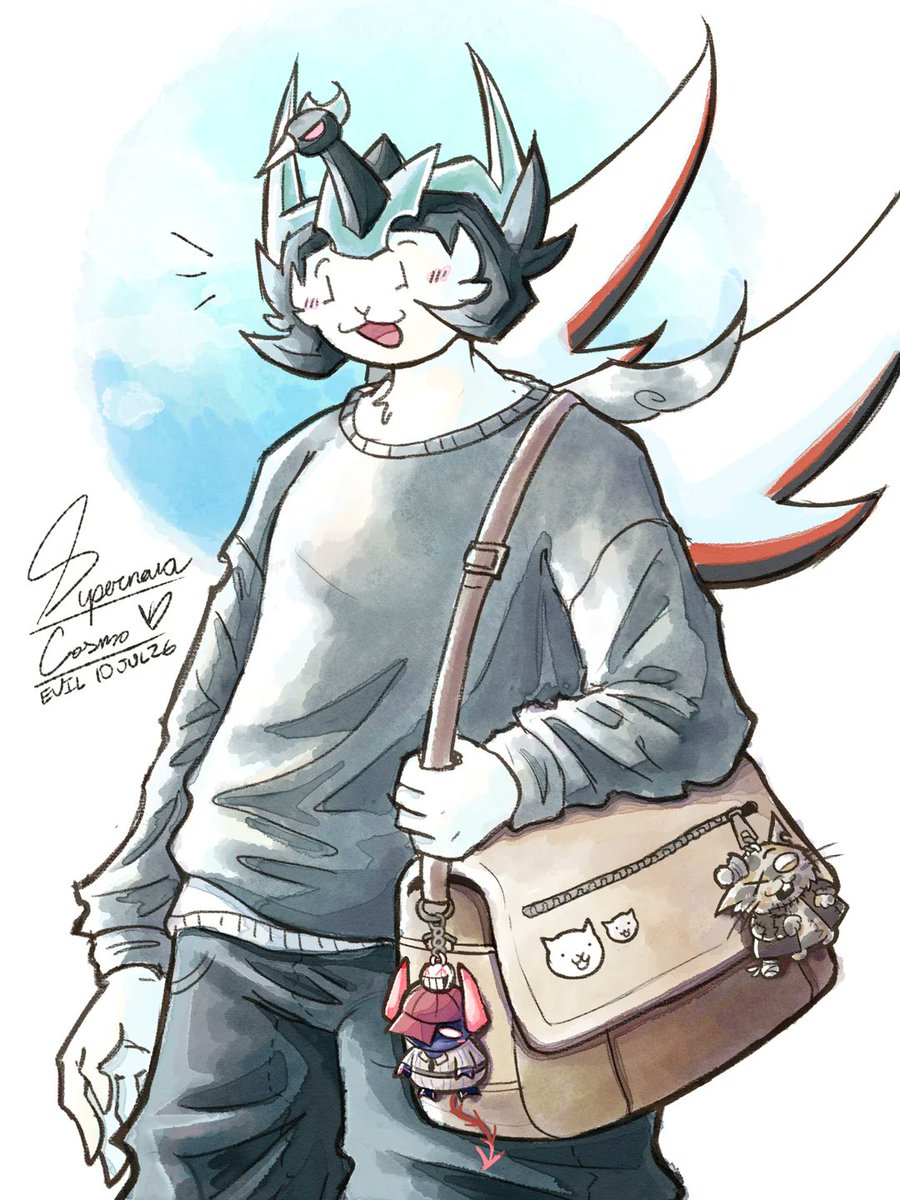 heartofdrakness's tweet photo. casual supernova cosmo #にゃんこ大戦争 #thebattlecats #battlecats https://t.co/YXQc4BrWHo