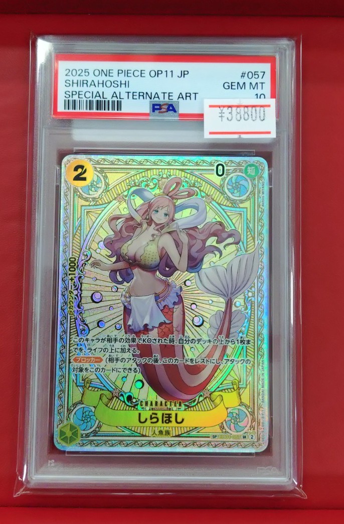 ワンピ 入荷情報】 ✨PSA10 しらほし (パラレル) SP✨ 入荷しました お