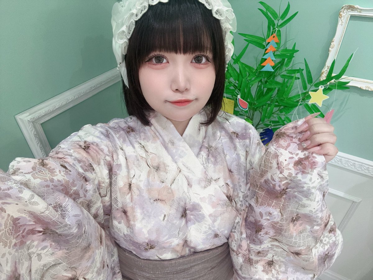 ui_nijicafe's tweet photo. いんしました！18時までいます！浴衣見にきて>  ̫ < https://t.co/vt990G90Dd