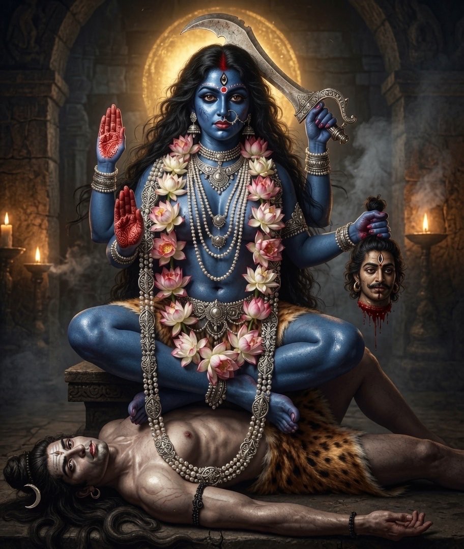 PankajjKashyapp's tweet photo. Ashadha Gupt Navratri begins on 15th July 2026. ✨
All nine nights of Navratri are filled with the divine energy of Bhagwati Adi Shakti. During Gupt Navratri, many tantric sadhanas and special forms of Devi worship are traditionally performed at night, hence the name “Gupt” (hidden).

👉 अहमेव स्वयमिदं वदामि जुष्टं देवेभिरुत मानुषेभिः।
यं कामये तं तमुग्रं कृणोमि तं ब्रह्माणं तमृषिं तं सुमेधाम्॥

“I Myself declare this truth, honoured by both gods and humans: whoever receives My grace, I make them strong. I make them a knower of the Highest Truth, a sage, and one blessed with deep wisdom.”
— Devi Mahatmya (5.81)
The essence of Gupt Navratri is not only hidden rituals but also hidden devotion. Let your japa, puja, sadhana and anushthans remain between you and Maa. If your worship is meant to be gupt (secret), let it truly remain secret.

After completing your sadhana, if possible, take a sankalpa and perform a homa (havan) by offering 108 Ahuti with the mantra :
🔱 ॐ दुर्गे दुर्गे रक्षिणी स्वाहा। 🔱
Offer red hibiscus flowers dipped in pure ghee into the sacred fire with each repetition. This is a beautiful way to conclude your Gupt Navratri sadhana and offer your devotion to Maa Durga.
May Maa Bhagwati bless everyone with strength, wisdom and Her divine grace. 🙏🌺