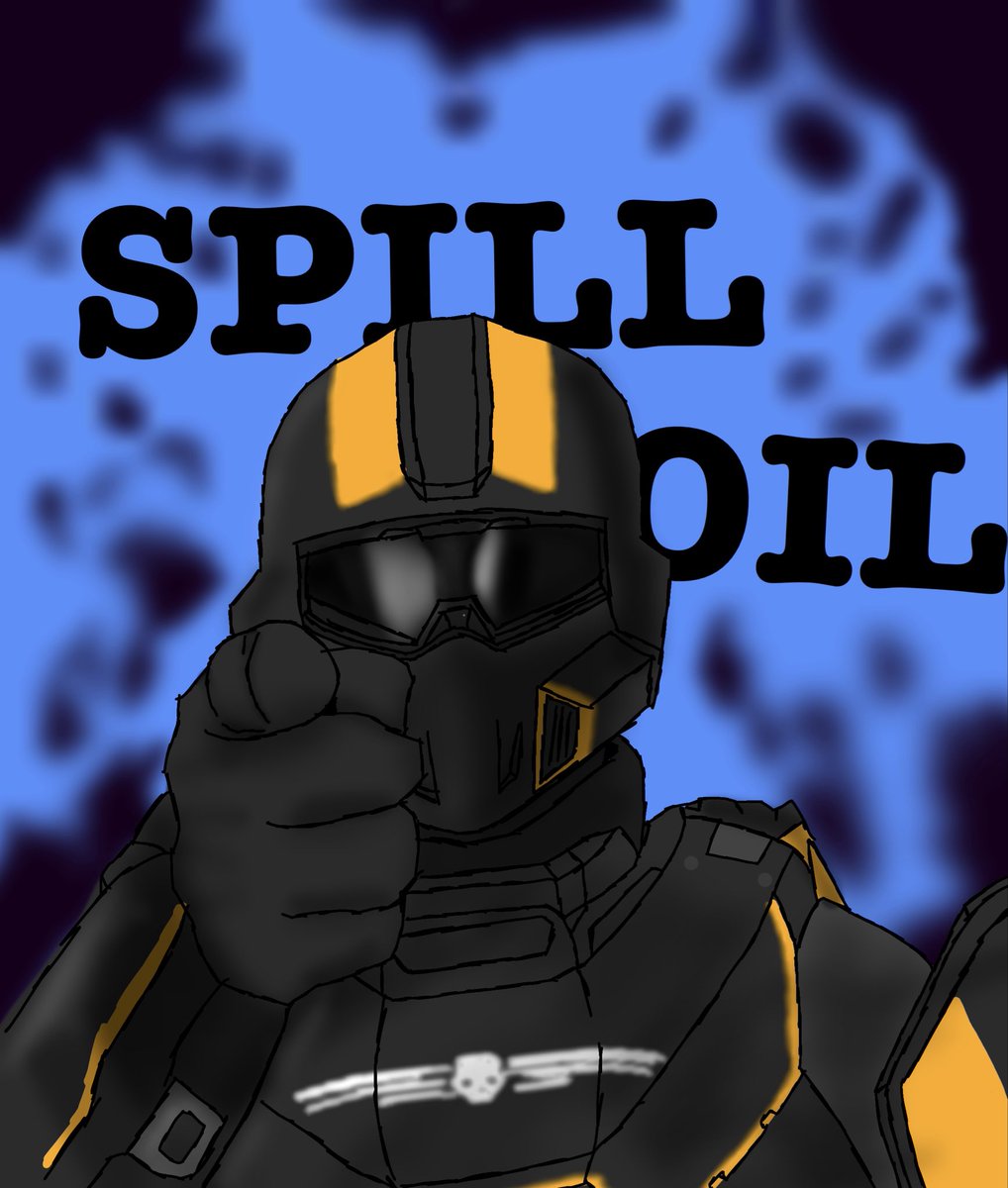 YazAditz's tweet photo. SPILL. OIL.

#helldivers2 #art https://t.co/WU6r8PtP7S
