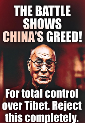 China_Glimpse's tweet photo. Tibetans say no to Chinese approval of their spiritual leader. Freedom must prevail. #ChinavsTibet #TibetIdentity https://t.co/mObGyJX7rP