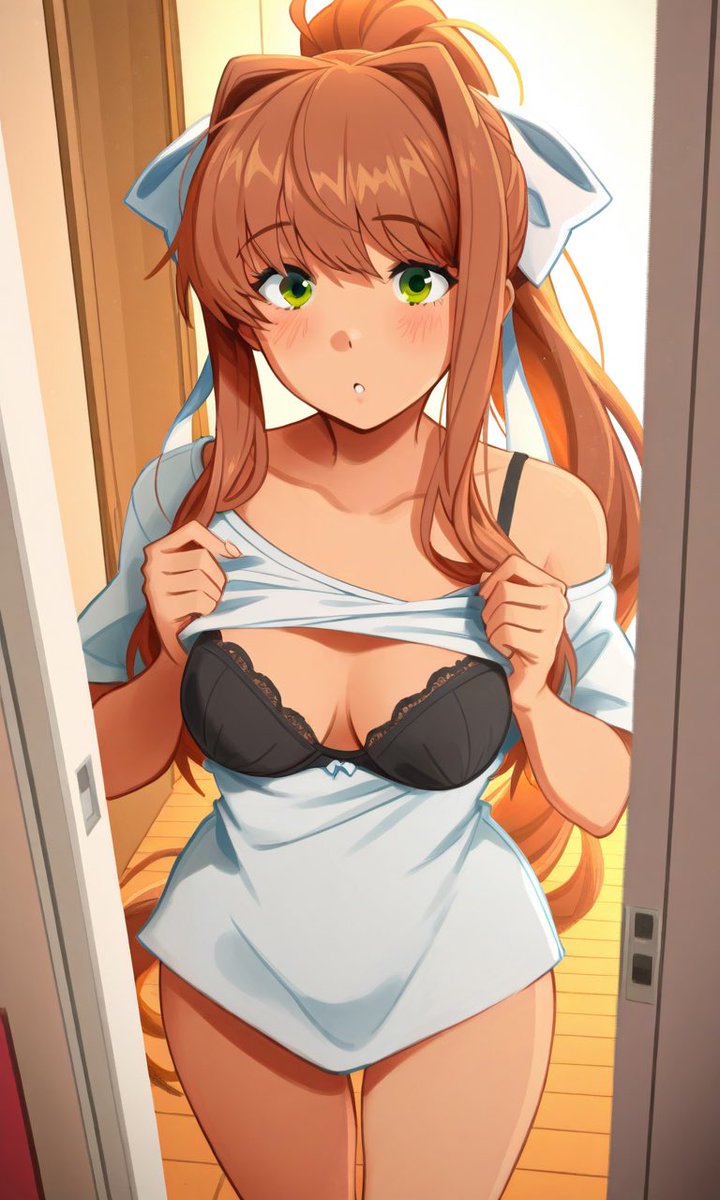 Fatalwaifus's tweet photo. Good morning Monika! 🥰🥰🥰
#ドキドキ文芸部 #ddlc #Dokidokiliteratureclub #monika https://t.co/pZUucd8nNP