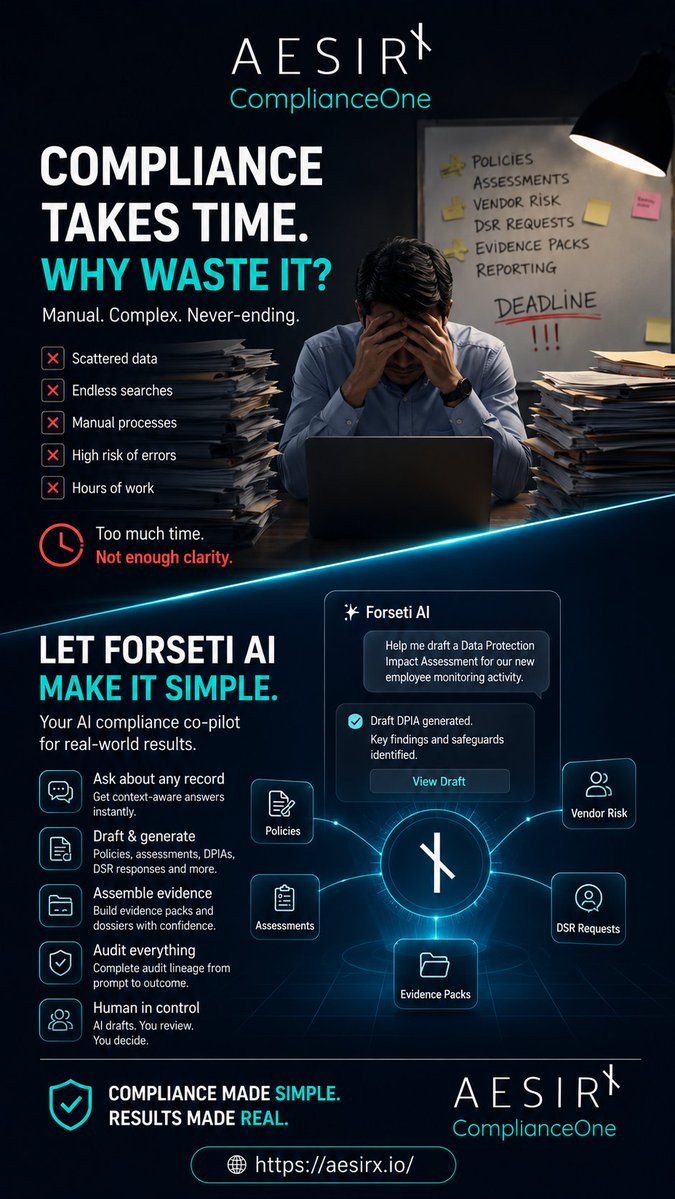 VikingTechGuy's tweet photo. Compliance takes time.
Why waste it?

https://t.co/0ASHQD2oOP https://t.co/lgzHyl97Lh