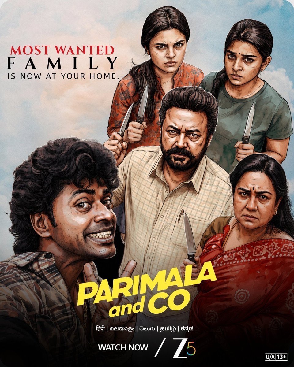 Sharjiilll's tweet photo. #ParimalaAndCo - i missed this movie in a theatre!!! May be a cliche but i have to admit that movie is really superb and enjoyed with family.

Perfect entertainer for  a weekend.

Watch it and thank me later https://t.co/a35XBnxfi6