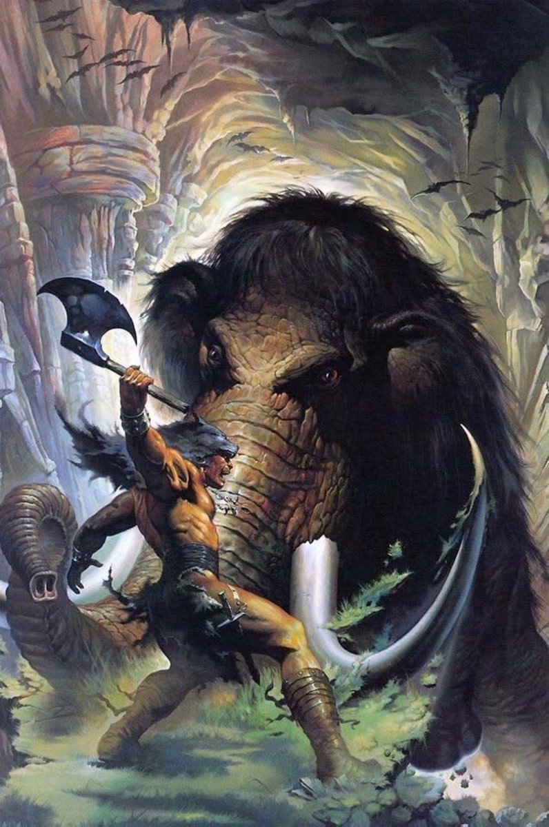 cimerians's tweet photo. 'Confrontation' by artist Ken Kelly
#fantasyart https://t.co/RaSKw66oZ3
