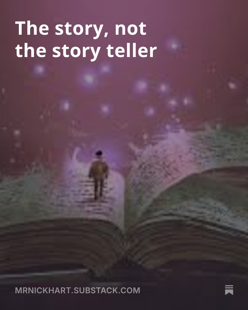 MrNickHart's tweet photo. ✍ NEW ON SUBSTACK ✍

I'm pairing something old from the Wordpress archive with something new.

From the archives: The stories we tell | Assessment
New this week: The story, not the story teller

And new this month from the #LeadershipHandbook: Inclusion https://t.co/nGFudKEsWW