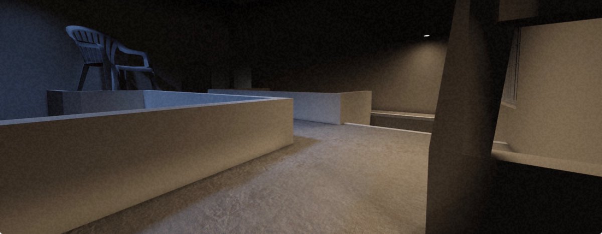 P4R0DYR00MS's tweet photo. [Walking upstairs and opening the door. You would see..a large lawn chair..? Entering the room, you would see a staircase and a pathway leading to the other side of the room.]
-Staircase
-Pathway https://t.co/FnR7dKTO6C