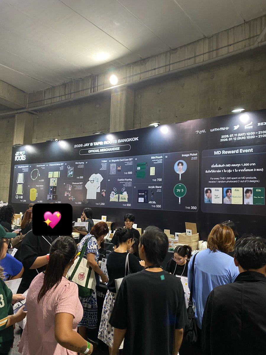KKanooNN's tweet photo. วันนี้กำไล sold out แล้วนะคะ แต่ของพรุ่งนี้มีปกติค่า 💚
#JAYB #OfficialMD #2026tape_roots_bangkok https://t.co/YgPzi8Y5qI