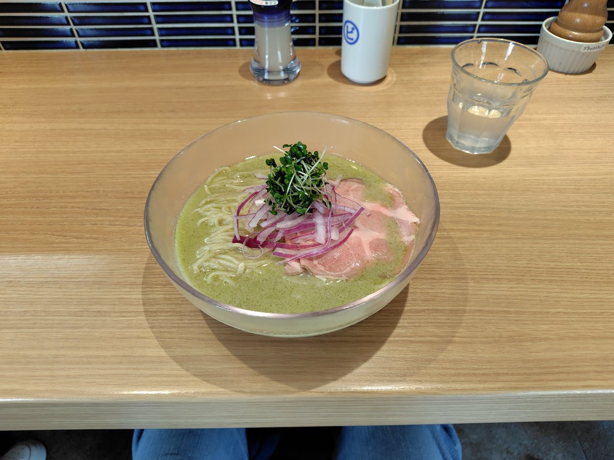 475ppp's tweet photo. あさりとハラペーニョの冷やしラーメン&amp;ドルチェドリームの合え玉 https://t.co/7WsL8wodnS