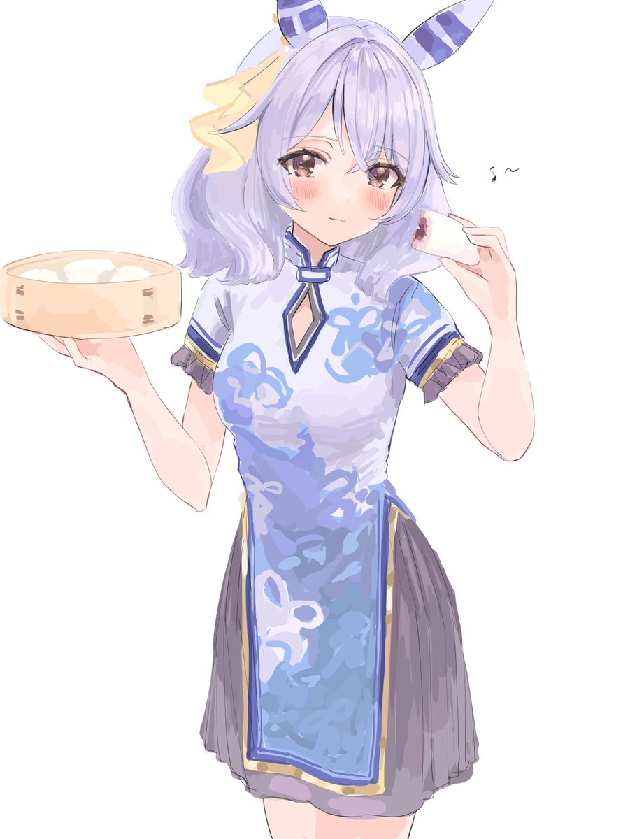 K6Azokusuki's tweet photo. あんまんおいし～ 
#ヒシミラクル 
#ウマ娘 https://t.co/VRJpllzj2C