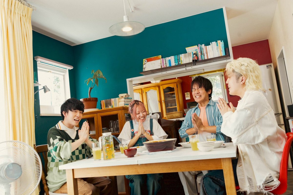 melikret's tweet photo. 【🍛Music Video公開中🍛】
  メリクレット 新曲
『 あしたのごちそう 』

メインキャストとして、
『 #あぐり王国北海道NEXT』にご出演の
TEAM NACSのリーダー 森崎博之さん
( @mori64 )にご出演いただきました！

ありがとうござ���ました！
 #メリクレット  #森崎博之 https://t.co/grkxdu2eRw