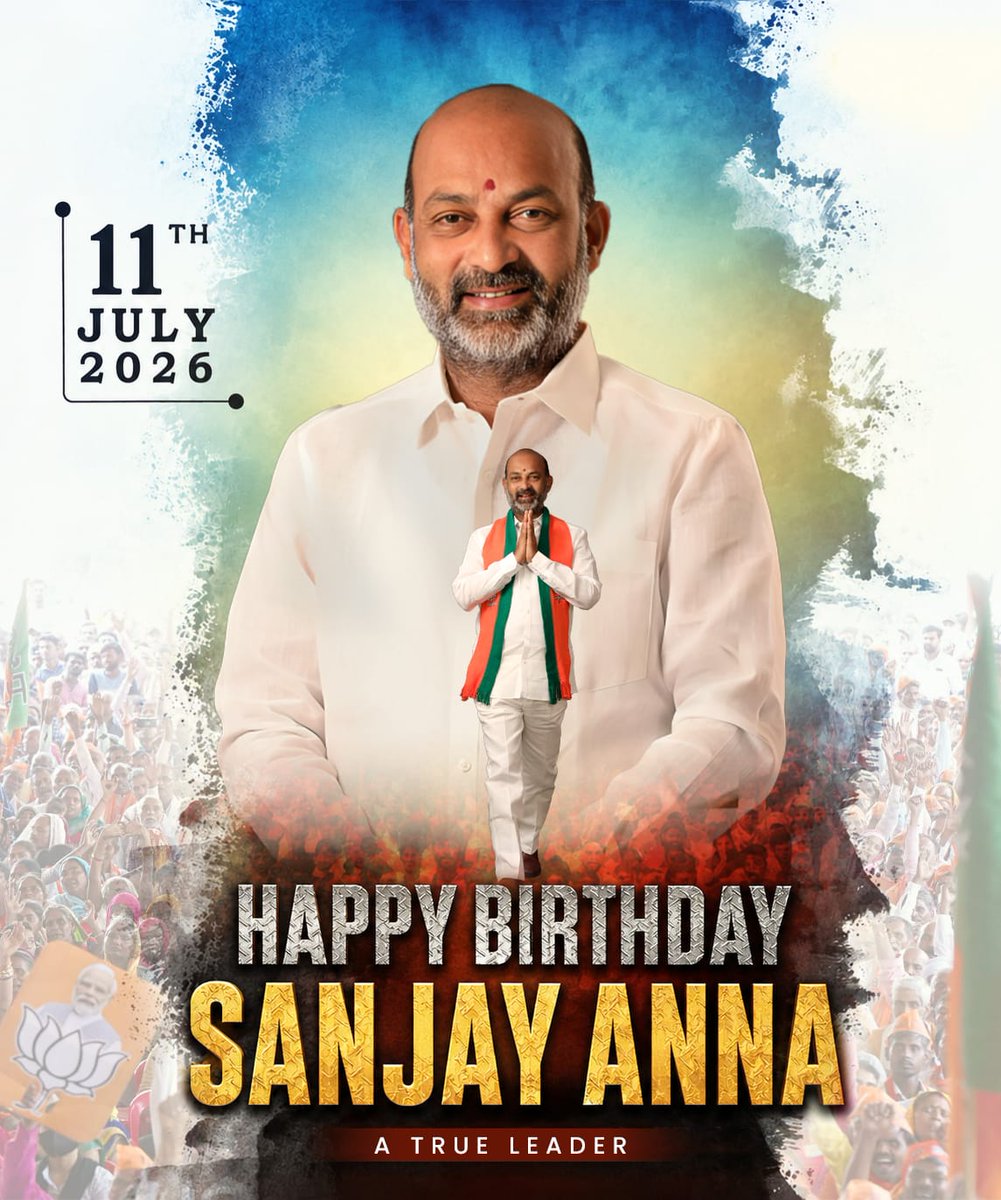 jayantsir123's tweet photo. Leadership is about standing firm when others step back.
Your fearless spirit has inspired many across the country.#HBDBandiSanjayAnna
@bandisanjay_bjp
https://t.co/nMkaDKs6s1