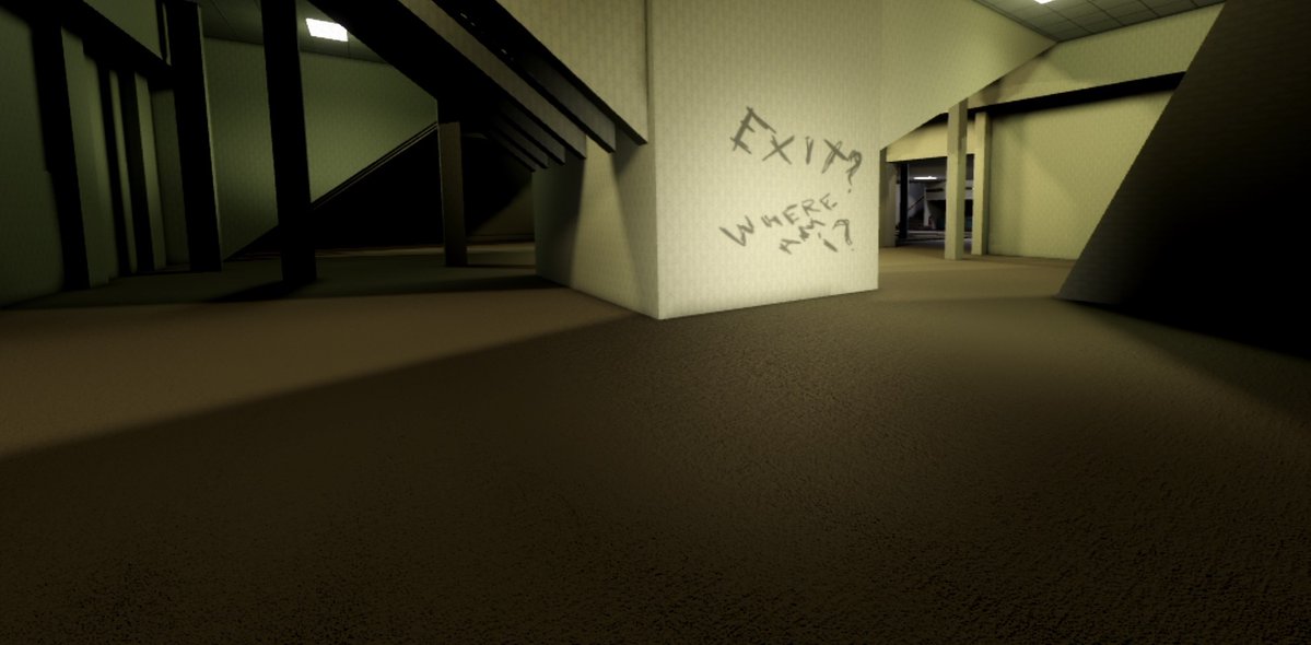 P4R0DYR00MS's tweet photo. [The smell of something rotting would fill their noses as they entered. The room was much more decayed as parts of the wall’s were slightly more decayed and the carpets were visibly more wet.]
-Explore further?
-turn back
-THROW MORE LADDERS https://t.co/sB6wZJqto3