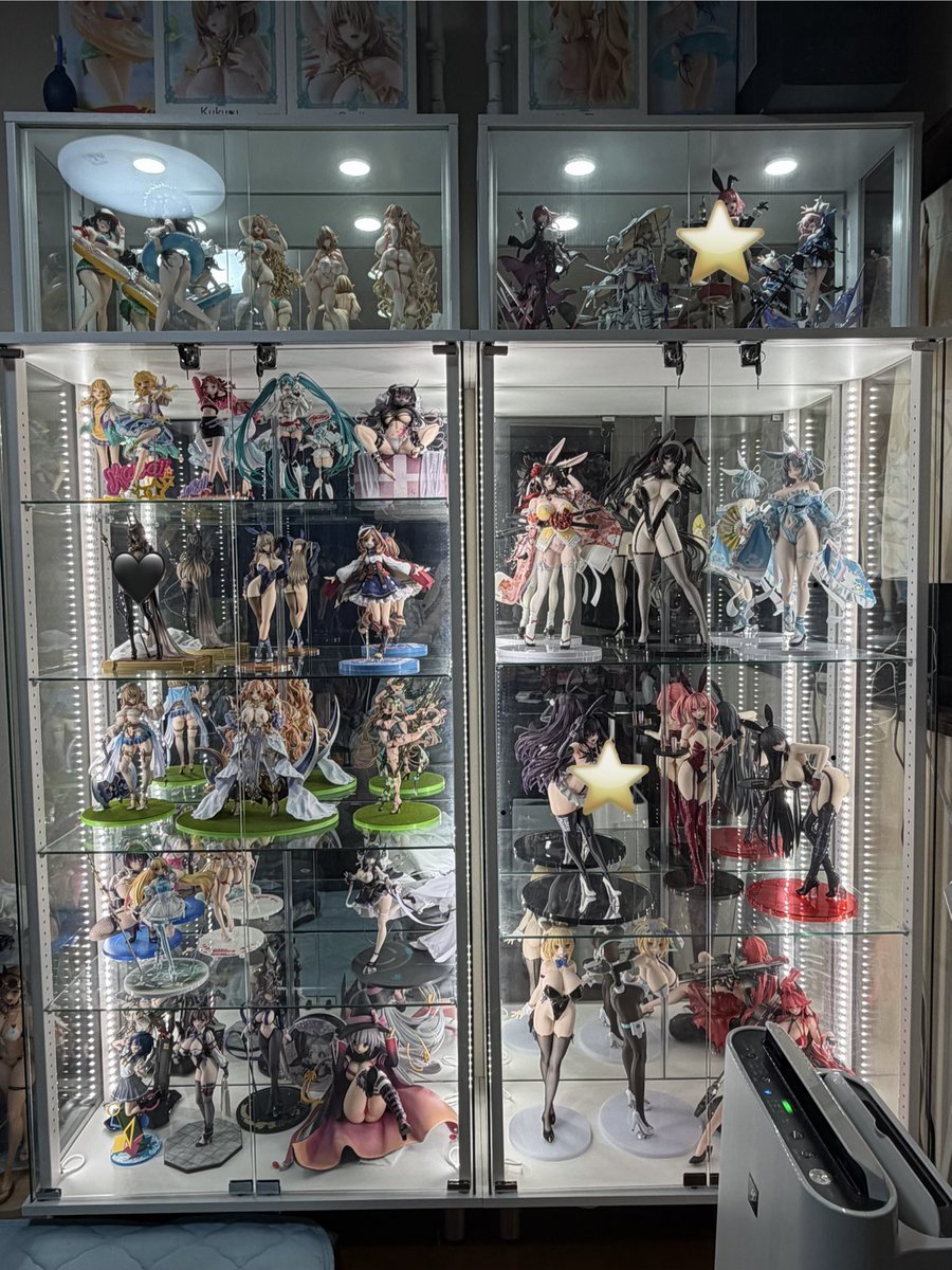 地球家具　コレクションケース　背面ミラー　フィギュア 地球家具から新たに発売されたコレクションケース買ってみた！ 背面