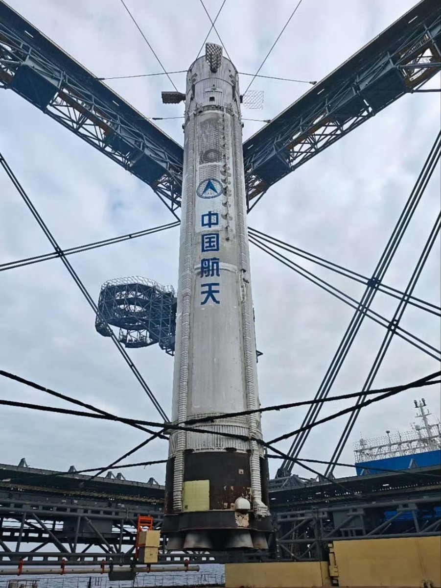 CNSpaceflight's tweet photo. It's just the starting. More work ahead https://t.co/cE9qT09zan