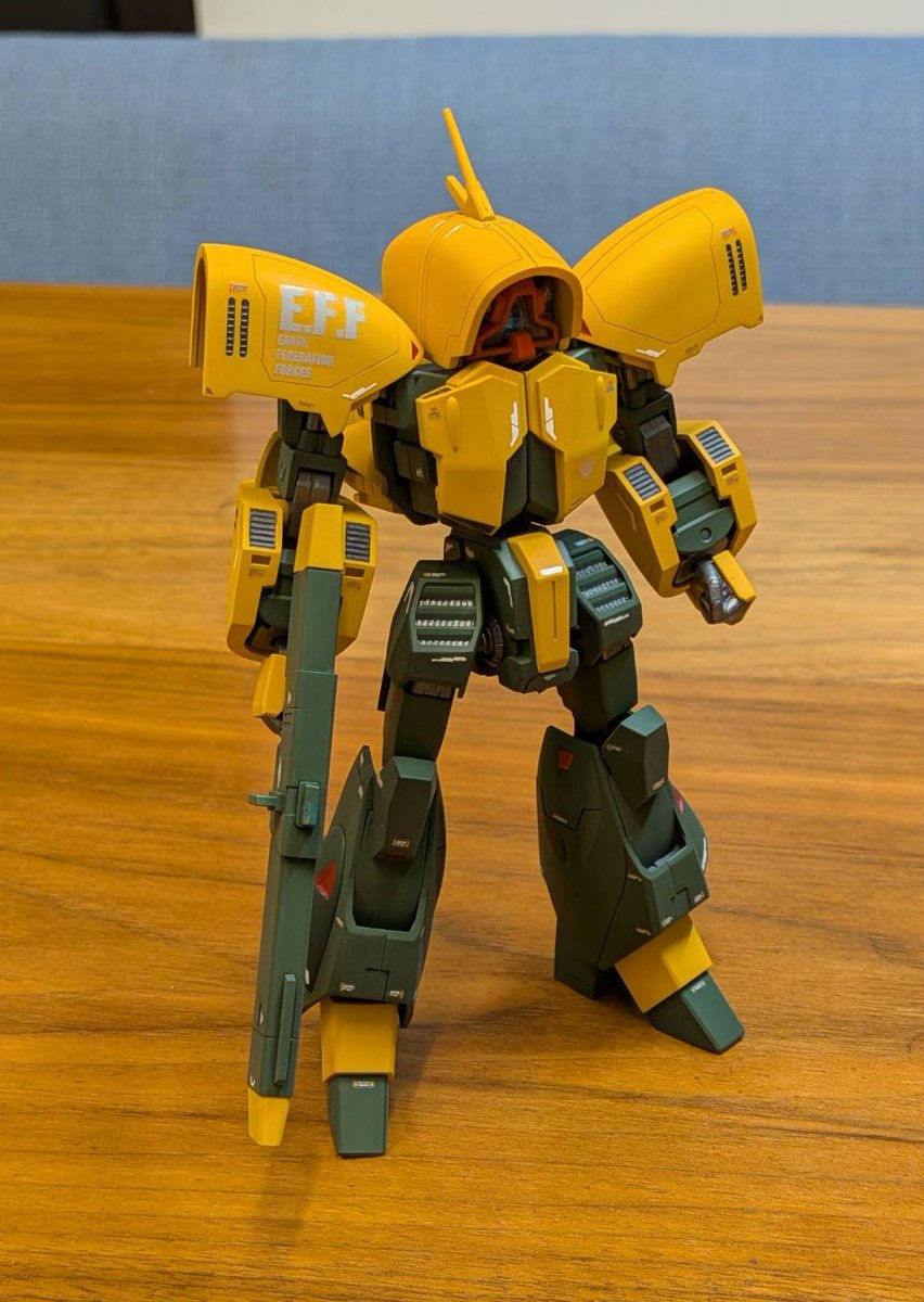 open_sky_drive's tweet photo. HGアッシマー完成です!  下半身のボリュームアップを中心に改修してみました!
#みんなのHG見せ合っていいねやrpしようよ https://t.co/R72eAkcPp3