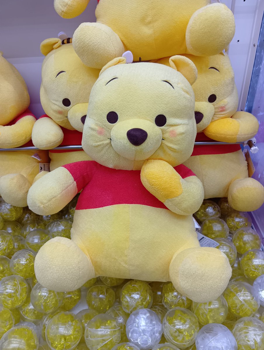 続いての入荷景品です🌟 くまのプーさん FukuFuku 超超BIGぬいぐるみ