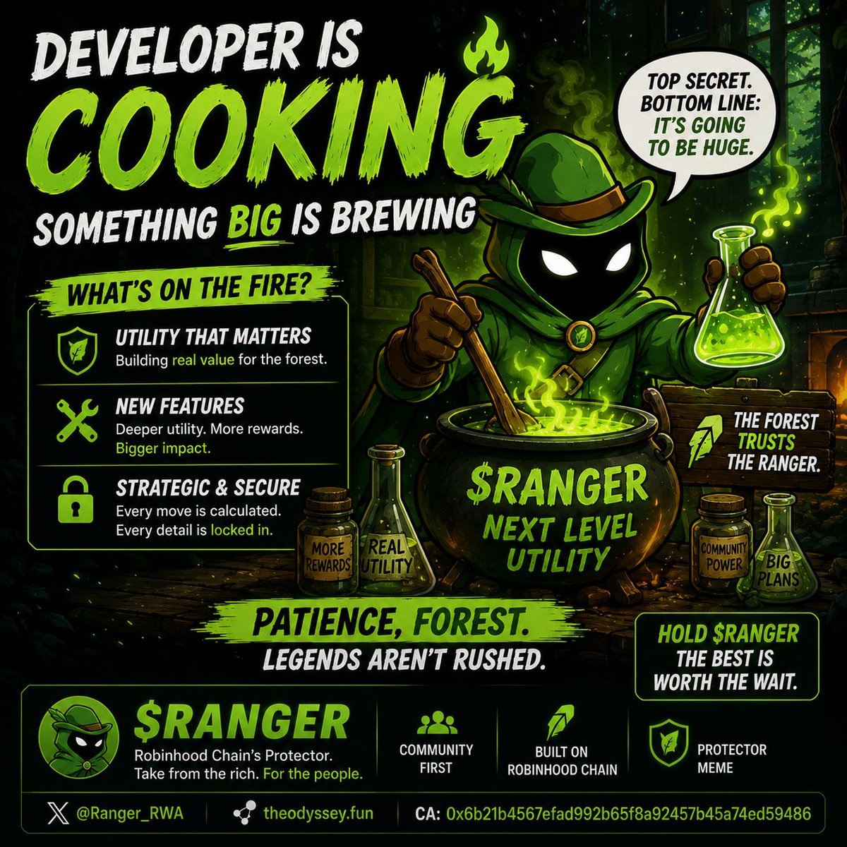 Ranger_RWA's tweet photo. We're cooking up something. Coming soon! 👀
$RANGER https://t.co/FHZ8XRtgyz