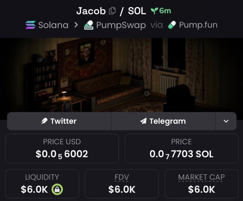 EricSolProphet's tweet photo. If you missed $Jacob … don’t miss the next one. 🚀
$6.0K MC entry in my TG → $176K MC 📈 Members already took profits. 🔥
Click Follow & DM me to join my TG + Discord.
Ca: 88TjA2vDP57jnoFKFZMvW6Rd5gmtpQ8kDzCxnEbzpump
#Solana #Crypto #Trading #Web3 https://t.co/HY9hgOPsjw