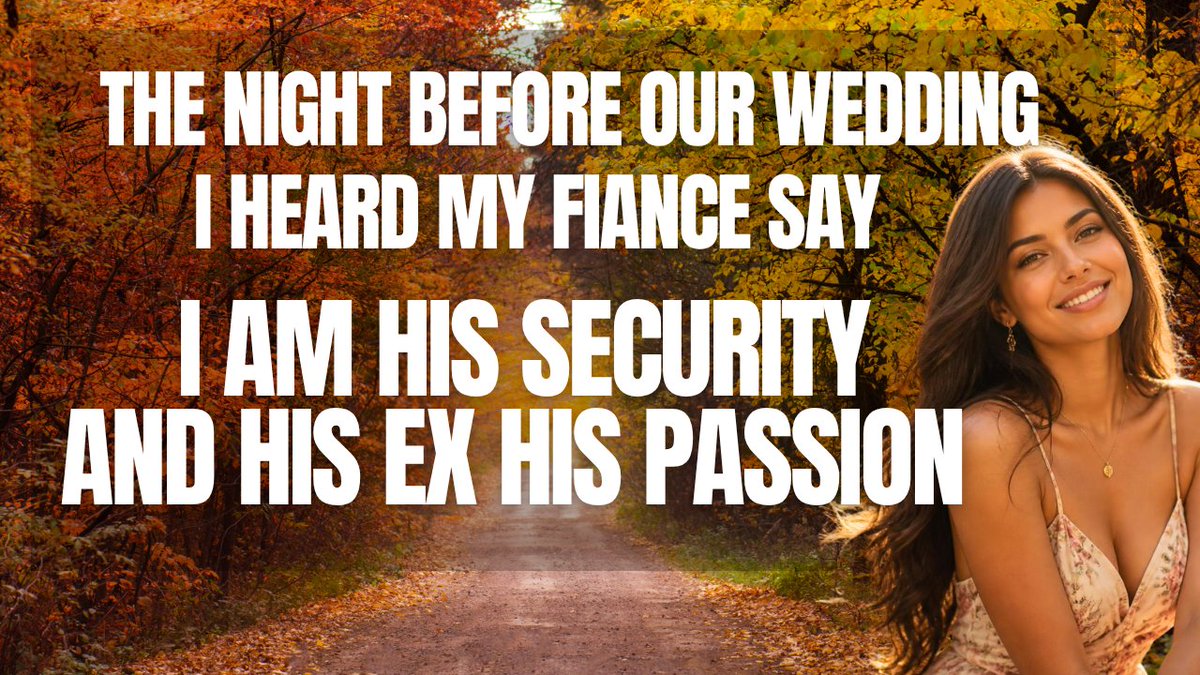 ForTheJes's tweet photo. The night before her wedding...
she overheard her fiancé admit he didn't love her.
He was only marrying her for money.
Full story: I Overheard My Fiancé Call Me His "Backup Plan" - YouTube https://t.co/6QmkII44d4