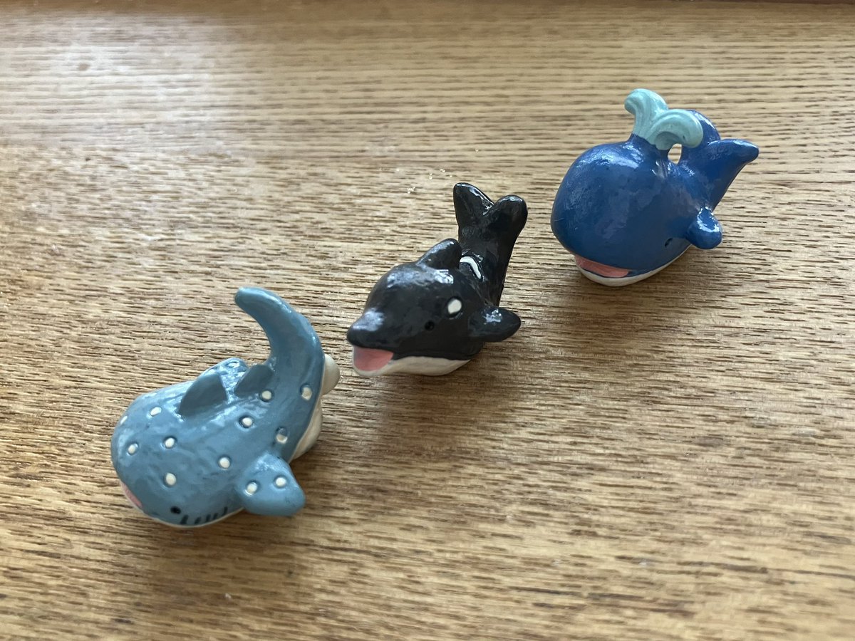 fleurako's tweet photo. 先週に続き手作り体験イベントにてジンベイザメとシャチとくじらのパーツ購入したよ🦈🫍🐳
#神戸須磨シーワールド https://t.co/ogIEtiEWnM