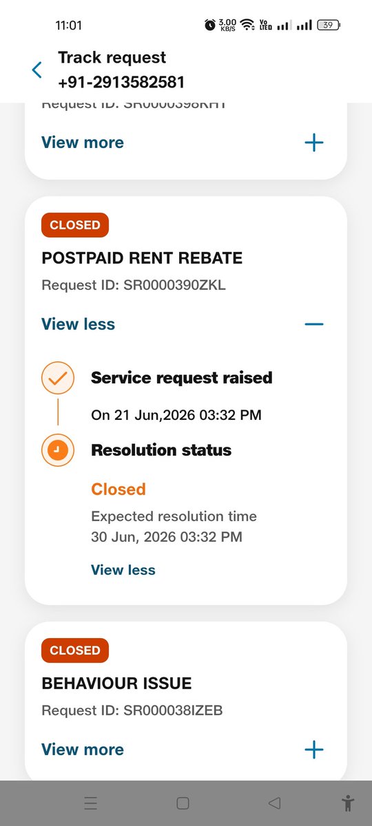 kukuldeep97's tweet photo. @JioCare jiyo wale sar  Ab ye bhi Bata dijiye aap refundable nahin karte hain kya mera net 21 din ban raha tha maine aapko post karke bhi bataya hai aur ab aap bol rahe ho refundable bhi nahin hai aapke pass 4 tarikh ko complaint 21 tarikh ko bhi solve hui hai refundable https://t.co/qmrOA2C3xd