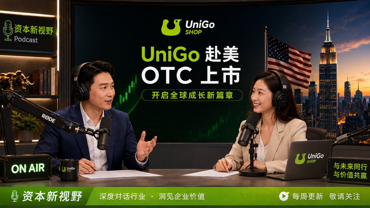 NewBitex's tweet photo. π UniGo Special Episode on Capital Vision is live!
This episode focuses on UniGoβs U.S. OTC listing process, exploring how UniGo connects real-world convenience lifestyle scenarios with RWA digital assets, global ecosystem expansion, and the U.S. capital market.
#UniGo #UNIGO https://t.co/F0SLtMkK98