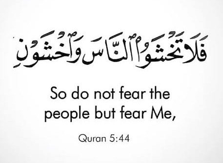 Muhd_yelloww's tweet photo. "So do not fear the people but fear Me(Allah)".

-Qur'an 6:44 https://t.co/V6V5MmxuPf