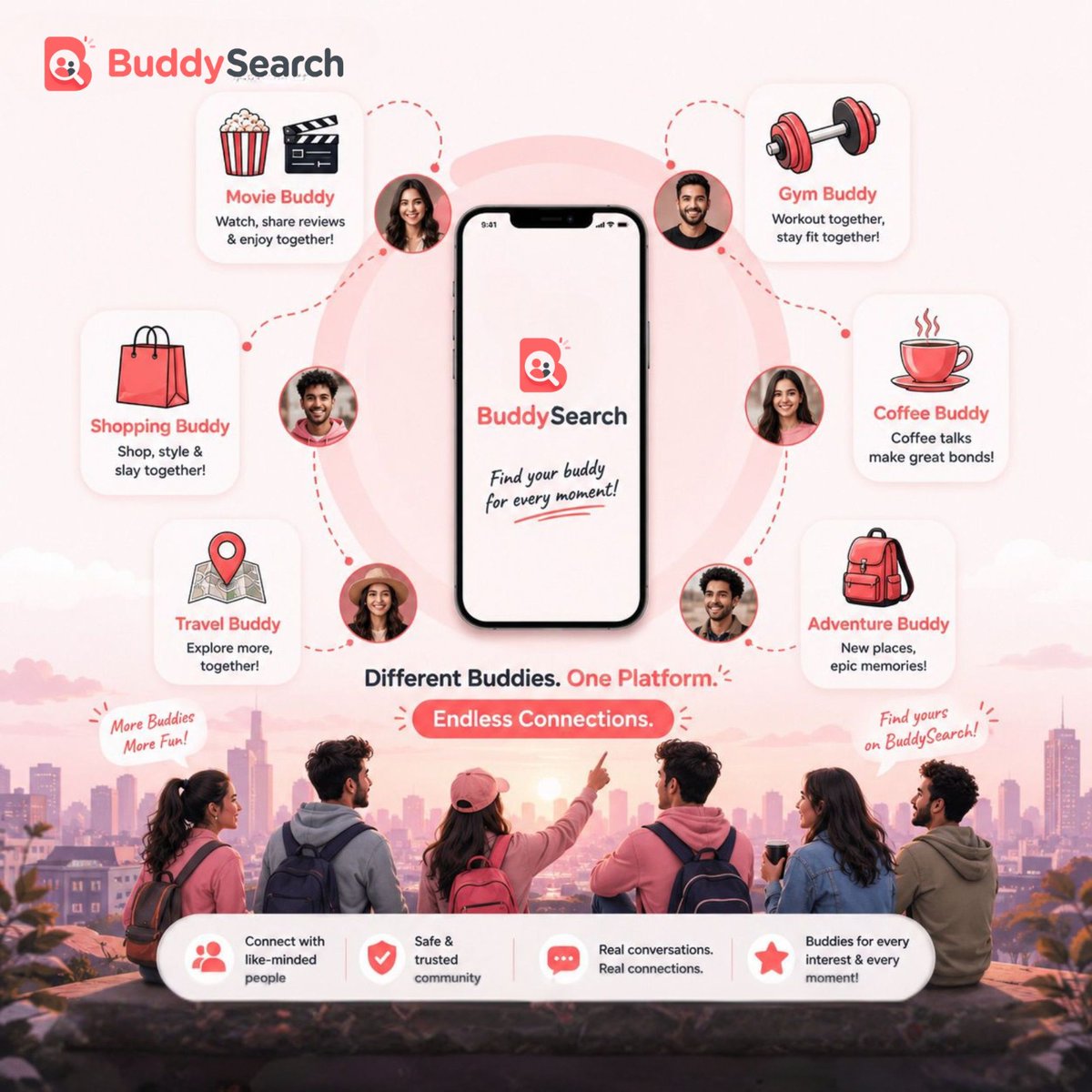 buddy_search's tweet photo. Still searching find a buddy near me? 📍

Buddy Search India is built to help you connect with people who share your interests.

https://t.co/amcy3NK35a

@buddy_search

#BuddySearch #Buddy_Search https://t.co/uqjscsIqrg