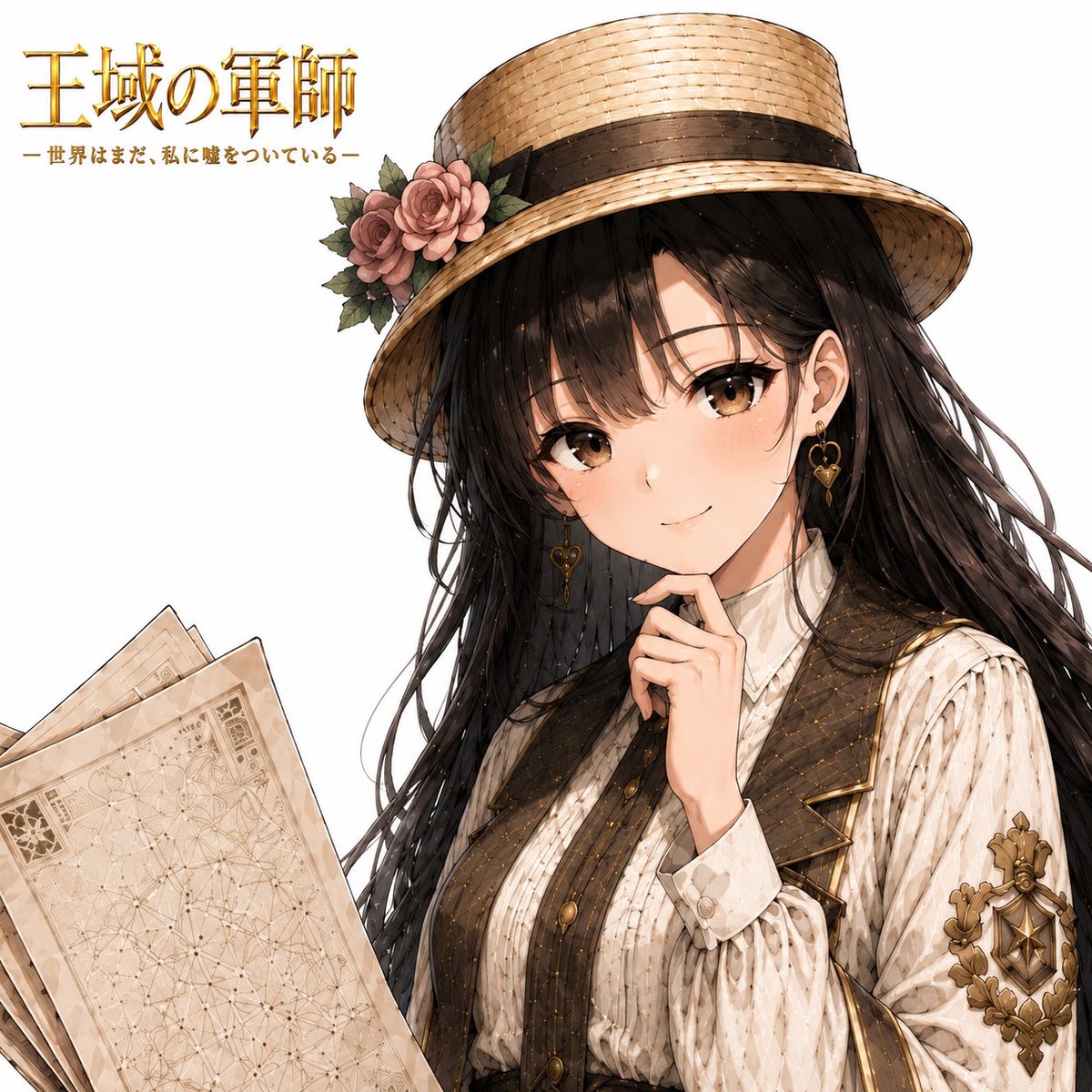 minazuki_yugo's tweet photo. 【キャラクター紹介③】

咲夜姫（さくやひめ）

NKJの秘書官。

明るく朗らかなムードメーカー。

小さな体で仲間を支える存在。

でも、その笑顔には秘密がある。

『王域の軍師 ― 世界はまだ、私に嘘をついている ―』

7月15日連載開始。

#王域の軍師 #小説家になろう #ハイファンタジー https://t.co/DmZqcOFYcc