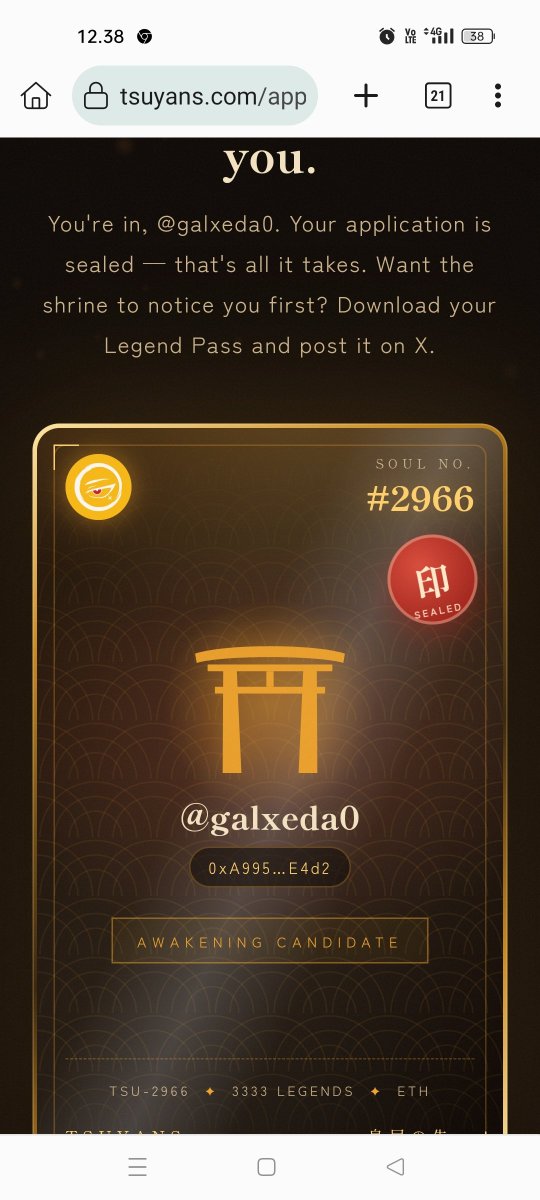 galxeda0's tweet photo. @tsuyans_eth Lets join @aziereyy @kenb https://t.co/6X4dL4Ydok