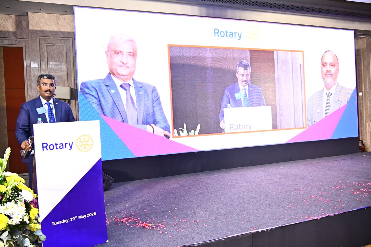 MMMTRICHY's tweet photo. RIDNs Felicitation  Organized by DGNs &amp; DGNDs of Zone 5 @ Chennai, TamilNadu

It was truly amazing to be part of the felicitation function organized in honor of PDG  Basudev Golyan &amp; PDG Gurjeet Singh Sekhon, RI Directors 2027-29 https://t.co/aprhNHVyNS