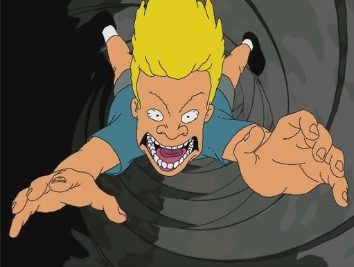 KudzuSudzu's tweet photo. love this pose of beavis from the do u game. Its so animesque https://t.co/X3ucfkQ0mP