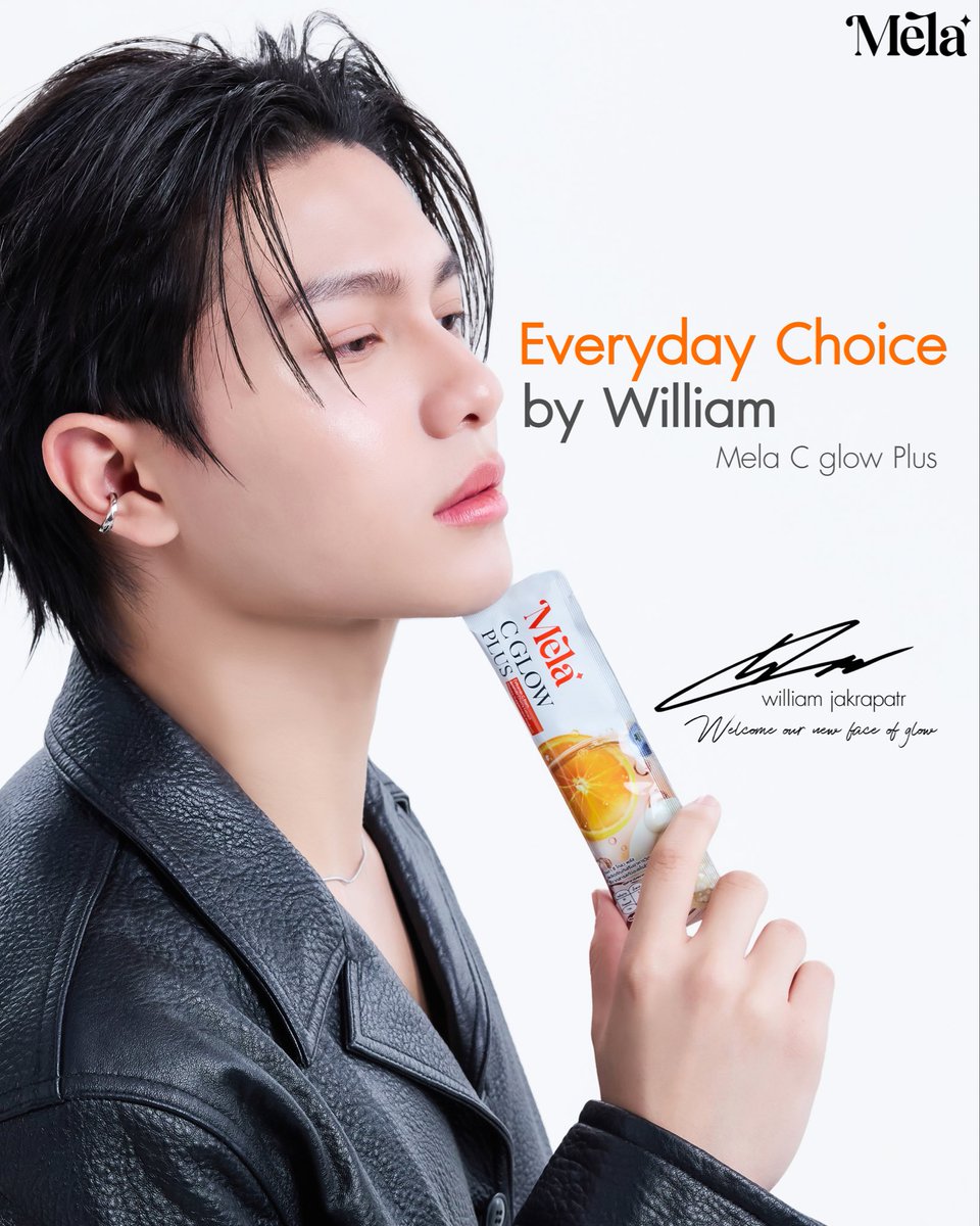 Mela_Brand's tweet photo. William's Daily Choice ✨
ซองนี้…ที่วิลเลี่ยมอยากให้คนเป็นสิวได้ลอง 💛
.
Welcome ผิวใส พร้อมไปต่อในทุกโมเมนต์
กับ Mela C Glow Plus 🍊🍒🫐🌿
ตัวช่วยดูแลผิวสำหรับคนที่กังวลเรื่องสิว
และอยากให้ผิวดู Glow แบบสุขภาพดี
.
✨ ดูแลผิวให้ชุ่มชื้น ไม่ดูโทรม
✨ คุมสมดุลความมัน
✨ ผิวดูใสขึ้นแบบธรรมชาติ
✨ ดูแลปัญหาความหมองคล้ำสะสม
.
ด้วยการรวมพลังของธรรมชาตินานาชนิด
White Pomegranate, Centella, Zinc
และ Vitamin C ธรรมชาติ
.
พร้อม Beta Glucan และ Elderberry
ที่ช่วยดูแลจากภายใน 💫
เพื่อให้ผิวพร้อมในทุกสถานการณ์
.
เพราะทุกโมเมนต์สำคัญ…
❌ No Acne ✅ Always Ready
ใกล้แค่ไหน ก็ต้องมั่นใจได้ทุกช็อต
.
ฝากติดตามกิจกรรมพิเศษสนุกๆ และวิตามินเมล่าไว้ดูแลผิวด้วยนะคะ 🤍

🛒 Online Stores 🛒
Line shopping 🍹 : https://t.co/CNJg525WhZ
Tiktok. 🍹 : https://t.co/A48IRJxkzj
Shopee🍹 : https://t.co/sBS5Fw50Sz
Lazada 🍹 : https://t.co/NZTyOoQjVj
website 🍹 : https://t.co/cElcGerMZH

📮สอบถามข้อมูลเพิ่มเติมได้ที่ : https://t.co/ZbhwPvC2FS
📮Line : @melarose

#MELAxWILLIAM
#Williamjkp #MelaCGlowPlus
#MeLa #MelaThailand 
#วิตามินวิลเลี่ยม