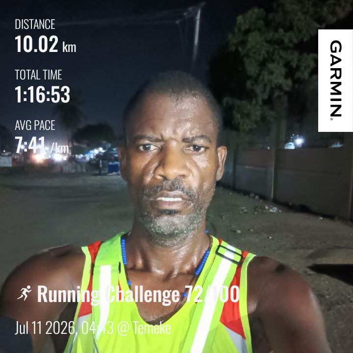SKamugisha's tweet photo. Running Challenge. Day 72/100
RSD 437
@TOTRunners
#100daysofrunning
#fetchyourbody2026
#grateful
#sylvarunner https://t.co/v96ySuwY1k